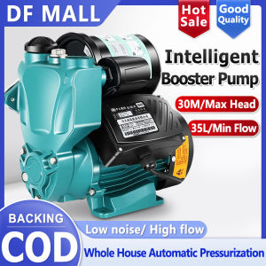 Automatic Booster Pump 220V Intelligent Automatic Pump Hot Cold Water Smart Self-Priming Pump Mute Water Pump High Suction Booster Pump For Pressure Boosting
