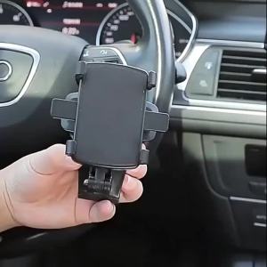 Dashboard Clip Gravity Car Phone Mount Auto Lock Holder 360° Adjustable Universal Smartphone GPS Navigation