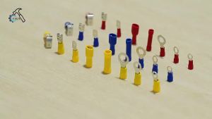 678/102PCS Male Female Spade Kit Crimp Connector 15 Type Crimp Electrical Terminals Includes Spade Ring Fork Wire Connector