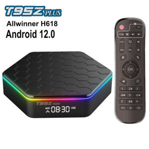 Hộp Giải Mã Truyền Hình T95Z PLUS Android 12 CPU Allwinner H618 Hỗ Trợ Giải Mã 8K Wifi 2.4G/5G Wifi 6 Tùy Chọn Bộ Nhớ 16G/32G/64G Kèm Điều Khiển Từ Xa