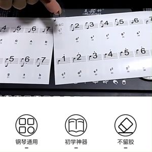 Piano Stickers: Enhancing Your 49/61 Keyboard Experience