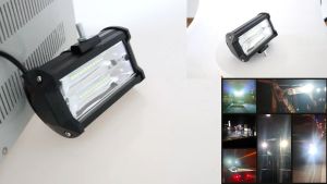 LAMPU TEMBAK 24 MATA 2 SUSUN SOROT FOKUS 1 WARNA 72 WATT 12 VOLT DC CREE WORK LIGHT