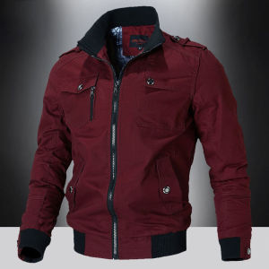 New Arrival Men Standing Collar plus Size Outwear Autumn Youth Outdoors Slim-Fit Parka Jacket Easiest for Match Cotton Top Tide Casual