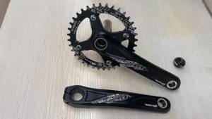 GOLDIX 104BCD Wide and narrow teeth bicycle crankset 170/175mm crank Round/Oval chain ring 32T/34T/36T/38T Bicycle crankset