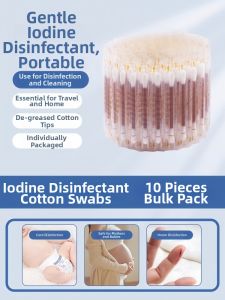 Medical Disinfection Infant Sterilization Cotton Swabs