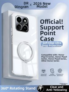 imobile | Transparent Stand Phone Case Full Protection Silicone Soft