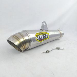 Silencer Knalpot Dpj Jigsaw Stainless Engker Helikopter Ujung Keong Inlet 50mm Knalpot Silincer Only