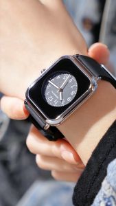 REBIRTH Jam Tangan Wanita Quartz Tali Silikon Kedap Air Retro Vintage Cewe Jam