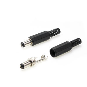 10ชิ้นDC 5.5*2.1มิลลิเมตร/5.5*2.5ปลั๊กไฟ9มิลลิเมตรความยาวElectriqueเชื่อมต่อชายซ็อกเก็ตแจ็คเสียบลวดขั้วอะแดปเตอร์