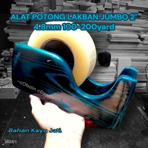 DISPENSER TAPE LAKBAN 2 inchi TAPE CUTTER ISOLASI JUMBO
