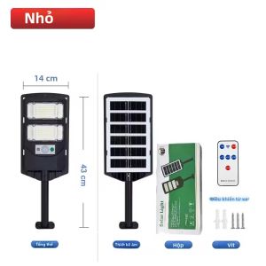 Đèn Năng Lượng Mặt Trời LED Ngoài Trời 4000W/3000W/2000W Chống Nước Cảm Biến Chuyển Động Điều Khiển Từ Xa Dùng Cho Sân Vườn Phố Đường