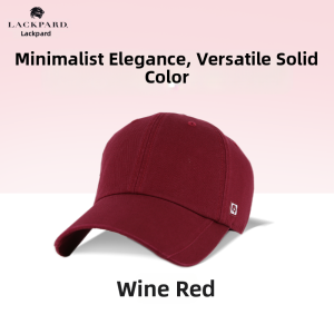 LACKPARD | Simple Solid Color Soft Top Baseball Cap Cotton Comfortable Breathable Sun Protection Hat