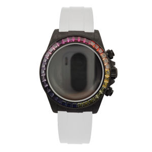 Vỏ Đồng Hồ Nam Bằng Sợi Carbon 38mm Với Bộ Máy VK63 Phù Hợp Với Dây Đeo 20mm Phụ Kiện Đồng Hồ Bấm Giờ
