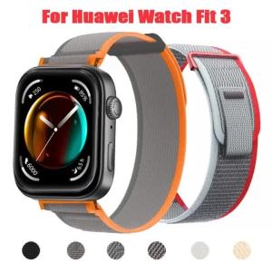 Nylon Loop Strap for Huawei Watch Fit 4 4 Pro Smartwatch Braided Elastic Wristband for Huawei Watch Fit 3 Bracelet Strap Correa