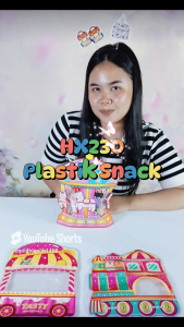 HX230 [1 paket = 10 pcs] Plastik Snack Hadiah Ziplock Birthday Packaging Goodie Bag