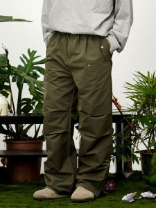 HavenYard Crissrex Store Loose Fit Cargo Pants Casual Trousers Side Zipper Double Pleat Straight Leg Dropshipping Youth Fashion