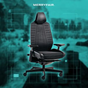 MERRYFAIR RONIN High Back TPE Padded Seat - Black_Office chair Gaming Chair Ergonomic Chair Kerusi Pejabat 人体工学椅