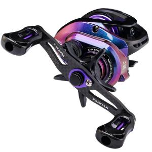 HISTAR | Máy Câu Baitcasting Micro Tốc Độ Cao Vòng Bi Gốm Phanh Nhẹ Cảnh Báo Kéo