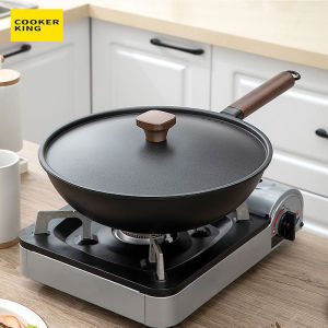 Chảo Thép Carbon Chống Dính Fine Iron Tay Cầm Gỗ Kiểu Nhật Cao Cấp