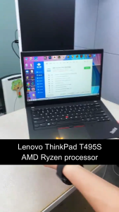 Lenovo Laptop/Lenovo ThinkPad T495S/14 inch/AMD Ryzen processor/Integrated AMD Radeon Vega 8 Graphics