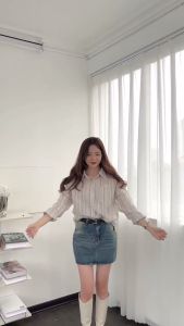 Áo sơ mi kẻ dài tay phối túi ngực- 247StoreFashion - Somi0175_P0K16