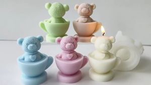 Mini Bear Scented Candle Souvenir | Soy Wax Candles | Personalize | Scented  for Any Occasions