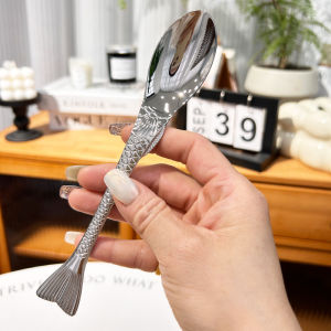 Long Handle 304 Stainless Steel Spoon Creative Student Soup Spoon Home Use Rice Stirring Spoon Soup Ladle round Spoon Dinnerware