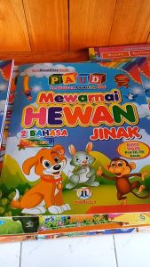 Buku Seri Kreatif Anak PAUD/Buku Mewarnai Kendaraan Burung Serangga Hewan dll