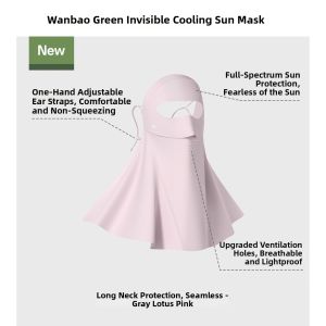 WANBAOLV | Full Face Sunscreen Mask Anti-UV Neck Protection