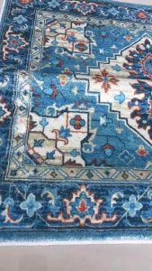 Imitation Cashmere Living Room Bedroom Carpet Waterproof and Oil Resistant Foldable Machine Washable Floor Mat Anti Slip Bedside Carpet