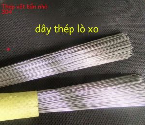 Đây Là Dây Thép Đàn Hồi Bằng Thép Không Gỉ 304 Có Độ Cứng Thẳng Dày Từ 03mm Đến 5mm Cường Độ Kéo Trung Bình Xung Quanh 1800MPA