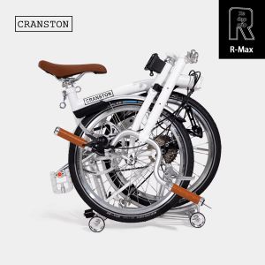 CRANSTON | Xe Đạp Cổ Điển Gập Gọn Nhẹ Snow White 9 Tốc Độ 20 Inch