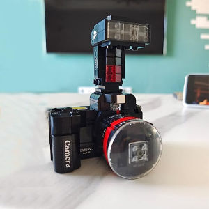 NC Uvini Building Blocks Camera DIY STEM Toys Building Construction Brick Set Best Gift for Children Teens Collectible Model Digital Camera to Build 407pcs,toy for kids