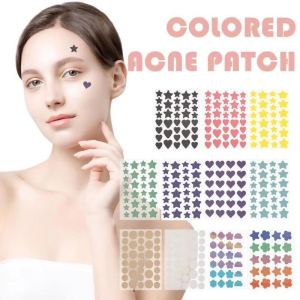 Colored Acne Patch Star Shape Pimple Sticker Face Skin Care Stickers Beauty Covering Invisible
