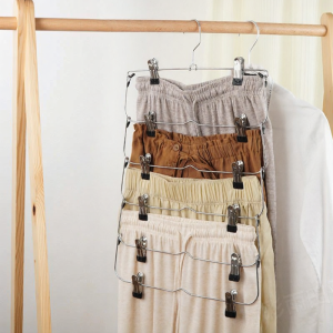 Multifunctional Multi-layer Stainless Steel Pants Hanger