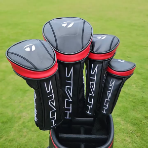 Cover gậy golf Taylormade Stealth bao che gậy chống xước bề mặt golf bộ 4 cái chất liệu da lót nỉ