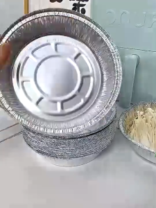 10pcs  Aluminum Foil Tray Non-Stick Baking Tinfoil Tray Oil-Proof Disposable Baking Tray Food Grade