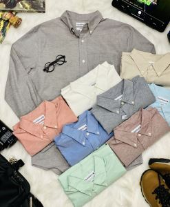 Áo sơ mi công sở nam Saddlebredchất liệu 60% cotton 40% polyesterphong cách Basic Casualáo sơ mi dài tay big size