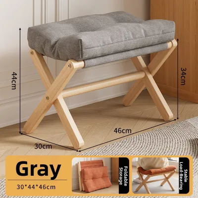 OME | Folding Wooden Footstool