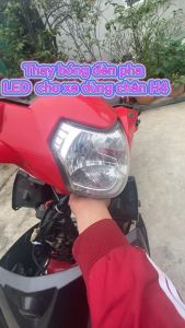 Đèn Pha Led Xe Máy Siêu Sáng 12 OSRAM tim( 1 bóng )