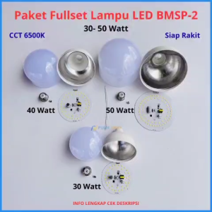 Paket Lampu LED Siap Rakit 30 40 50 Watt BMSP-2 Series Full Set Tinggal Rakit