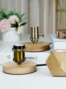 Internet Celebrity Lighting Antique Decoration Retro Table Lamp Study and Bedroom Warm Light Edison Bulb Dimming Lamp Holder E27