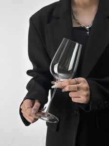 High-End Red Wine Glass Set Elegant Stemmed Wine Cups for Home Use Premium Glass Wine Glasses Dining Utensils