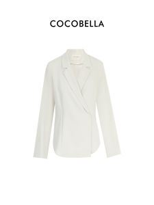 COCOBELLA | Sun Protection White Suit Jacket Elegant Commuting