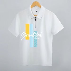 Áo Thun Polo Nam Tay Ngắn Cổ Polo Phong Cách Mỹ Rộng Rãi Mùa Hè Thời Trang Áo Thun Thường Ngày Thoáng Khí Thoải Mái