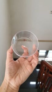 PHỤ KIỆN BÁNH - SET 10 CỐC MICA NHỰA ĐỰNG BÁNH FLAN MOUSE KHÔNG NẮP - HÌNH TIM HÌNH TRÒN