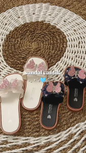 SANDAL TEPLEK ANAK PEREMPUAN TERBARU / SENDAL ANAK CEWEK MOTIF KUPU-KUPU LUCU KEKINIAN / SANDAL KARET BERKUALITAS