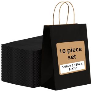 Kraft Paper Bag a Paper Shopping Bag Used for Parties Weddings Christmas Birthdays Business Restaurants and Takeout