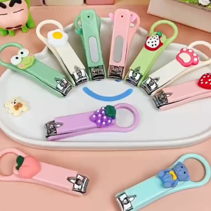 Cartoon Nail Clipper Mini Stainless Steel Manicure Cute Portable Grooming Beauty Pengepit Kuku