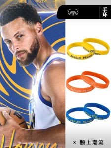No.30 Silicon Basketball Bracelet Engraved Filled Color Glow-in-the-dark Sports Wristband for Men Couples Star Player Fans
